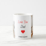 Personalized Mug Father’s Day Gift with Kids Names<br><div class="desc">"Give Dad a daily reminder of how much he’s loved with this personalized Father’s Day mug featuring his kids’ names! Whether he’s sipping coffee at work or relaxing with tea at home, this custom mug is both meaningful and practical. Add children's names, a special message, or a fun title like...</div>