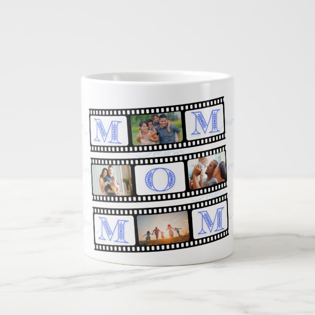 Personalized Mug for Mom! Add 4 of your own photos (Front)