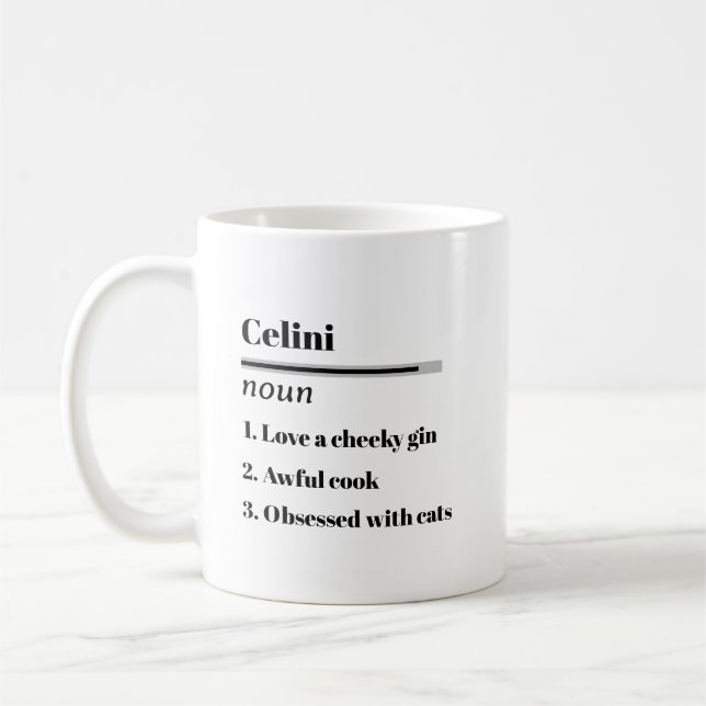 Personalized Mug: Unique Name Mugs for Everyone  (Left)