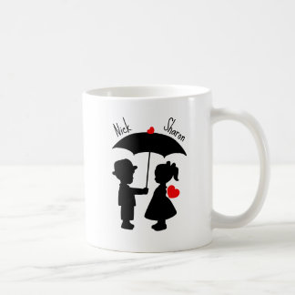 Personalized mug with couple name