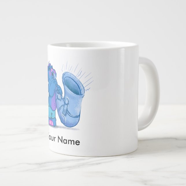 Personalized mug with "N" Monster Character (Front Right)