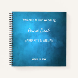 Personalized Multicolor Water Scene Guest Book