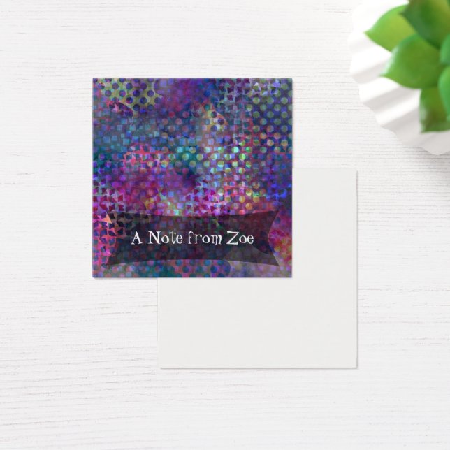 Personalized Multicolored Abstract Digital Art (Desk)