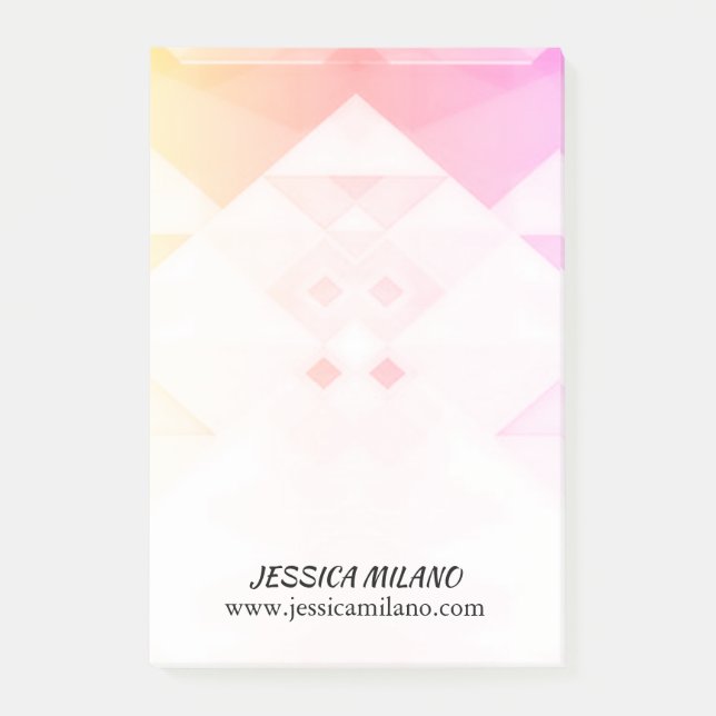 Personalized Multicolored Notes (Front)