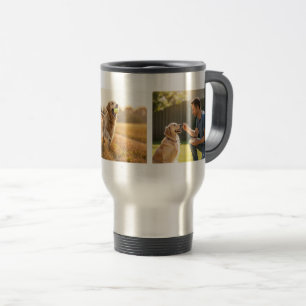 Personalized Multiple Pet Photo Travel Mug