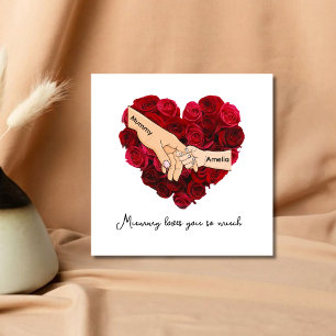 Personalized Mummy Loves You So Much Mother's Day  Card