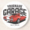 Personalized Muscle Car 1967 Red Fastback Garage 