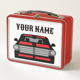Personalized Muscle Cars Custom Metal Lunch Box