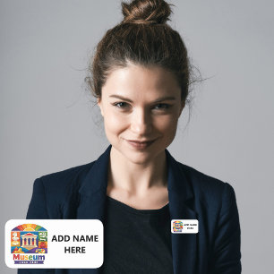 Personalized Museum Name Tags