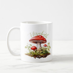 Personalized Mushroom  Coffee Mug
