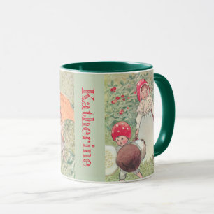 Personalized Mushroom Fairytale Elsa Beskow Mug