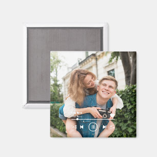 Personalized Music Custom Photo Fridge Him Her Magnet