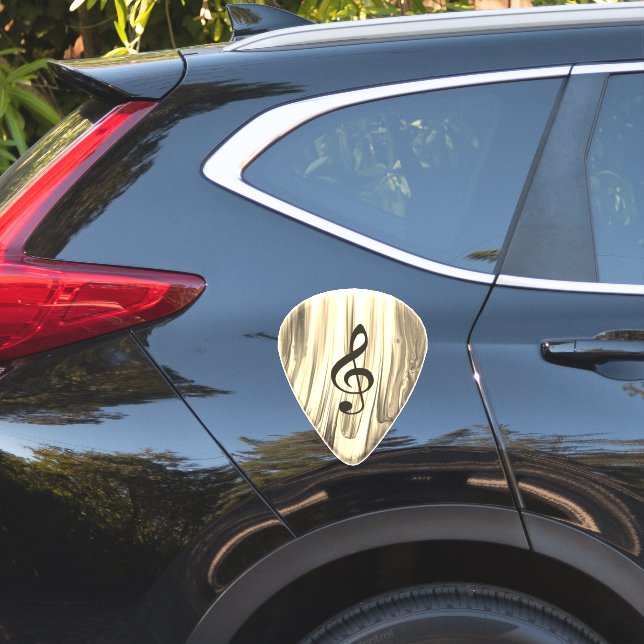 Personalized Music Note Guitar Pick  (Car Side)