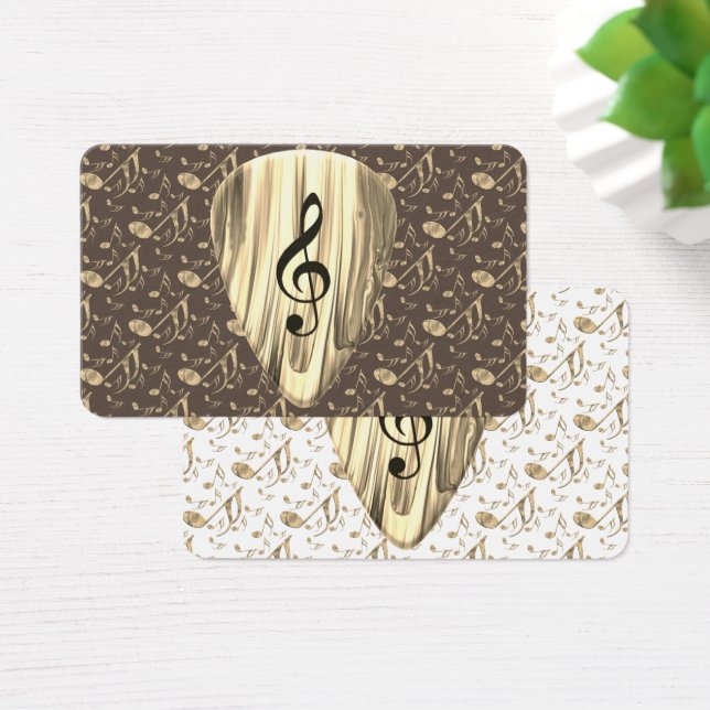 Personalized Music Note Guitar Pick  (Desk)