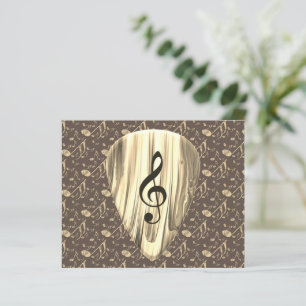 Personalized Music Note Guitar Pick