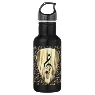 Personalized Music Note Guitar Pick  532 Ml Water Bottle