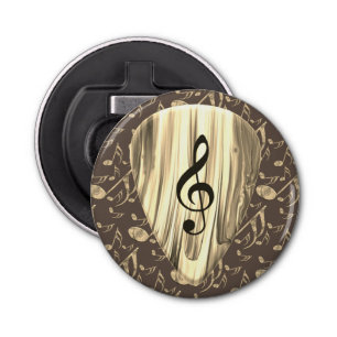 Personalized Music Note Guitar Pick  Bottle Opener