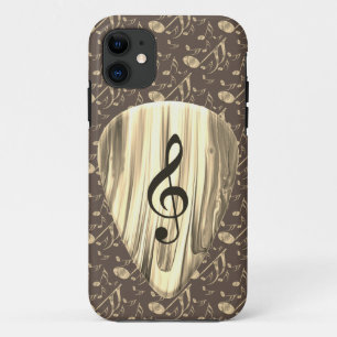 Personalized Music Note Guitar Pick  iPhone 11 Case