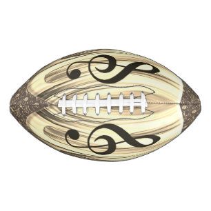 Personalized Music Note Guitar Pick Football
