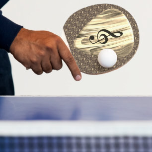 Personalized Music Note Guitar Pick Ping Pong Paddle