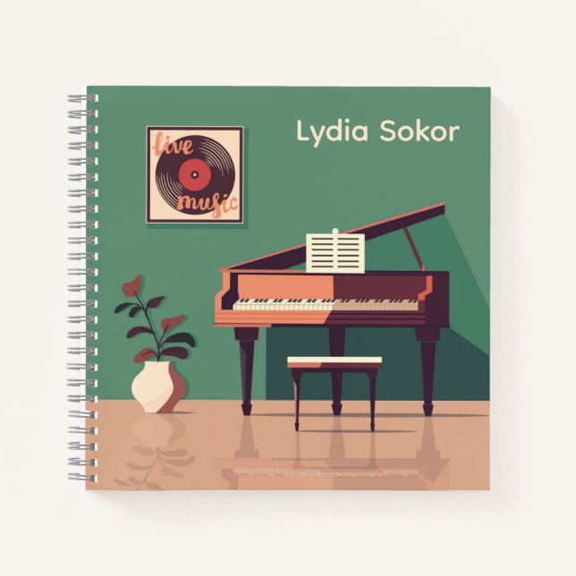 Personalized Music Notebook (Front)