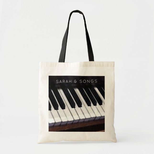 Personalized Music Tote Bag (Front)