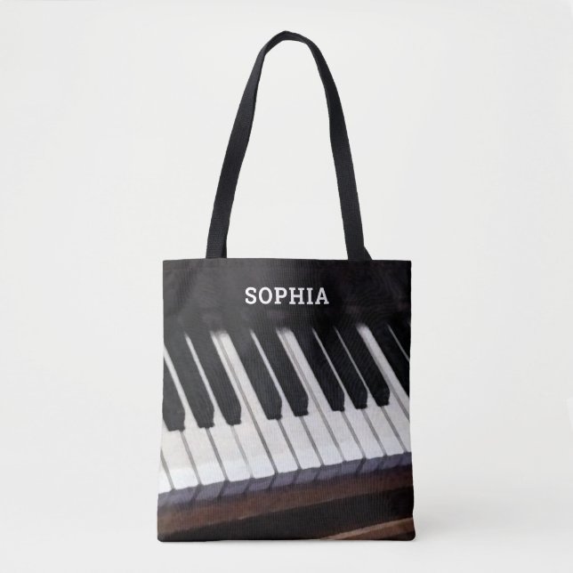 Personalized Music Tote Bag (Front)