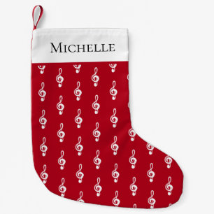 Personalized Musical Small Christmas Stocking