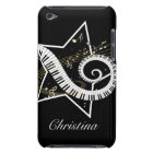 Personalized Musical Star golden notes