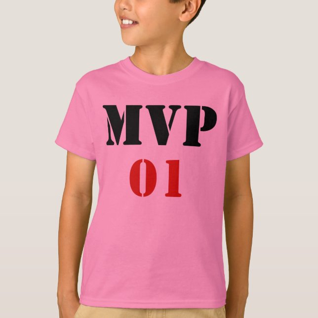 Personalized MVP T-Shirt w/name on back (Front)