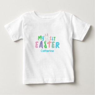 Personalized 'My 1st Easter' Design Baby T-Shirt