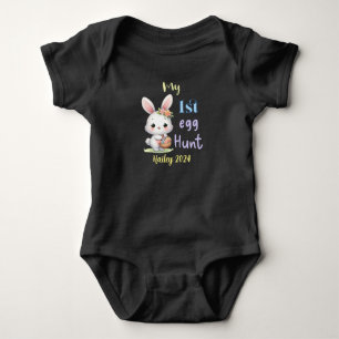 Personalized My 1st Egg Hunt Custom Easter Baby Bodysuit