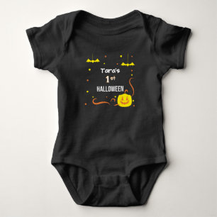 Personalized My 1st Halloween Baby Bodysuit