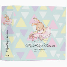 Personalized MY BABY MEMORIES - Rabbit Ballerina