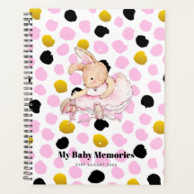 Personalized MY BABY MEMORIES - Rabbit Ballerina