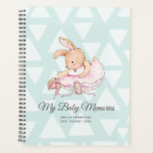 Personalized MY BABY MEMORIES - Rabbit Ballerina