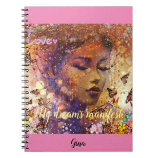 Personalized My Dreams manifest journal
