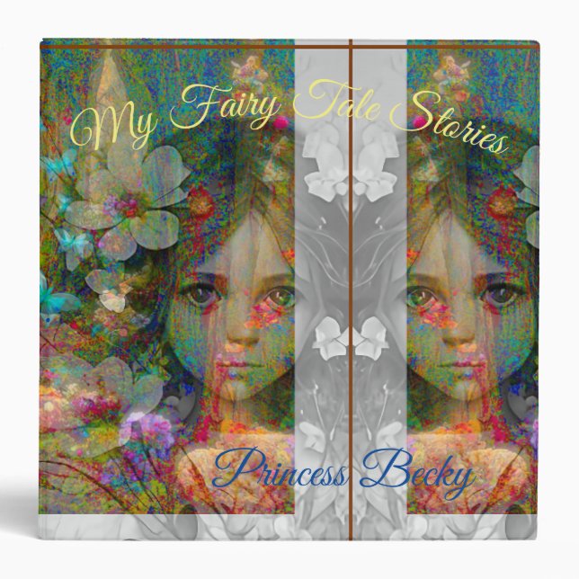 Personalized My Fairy Tale Stories Journal Binder (Front)