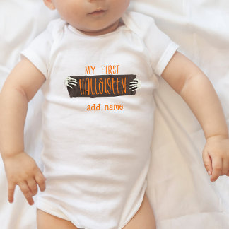 Personalized My First Halloween Baby Bodysuit
