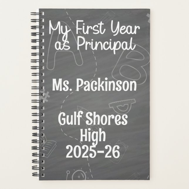 Personalized My First Year as Principal Planner (Front)