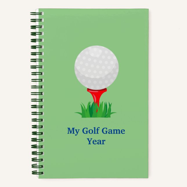 Personalized My Golf Game Notebook (Front)
