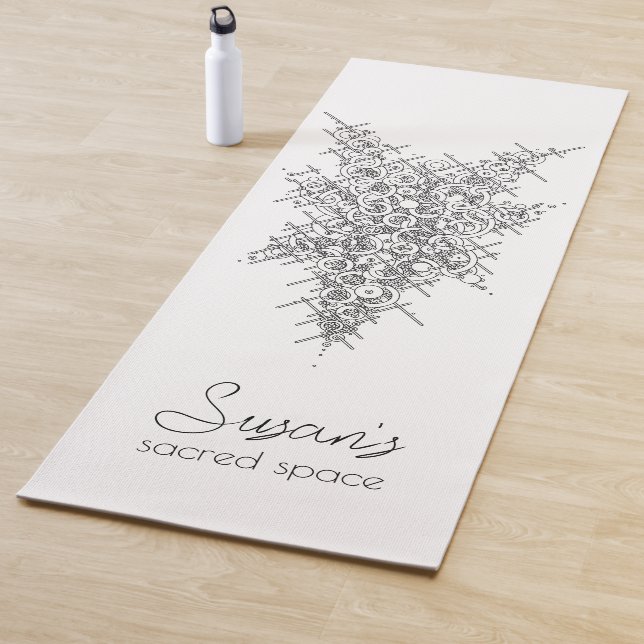 Personalized mystic “Name's Sacred Space” Yoga Mat (In Situ)