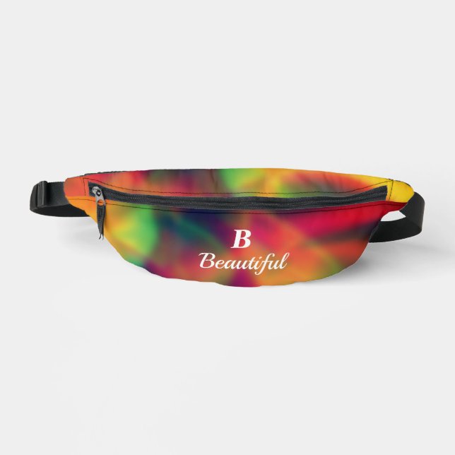 Personalized Mystical Rainbow Fanny Pack (Front)