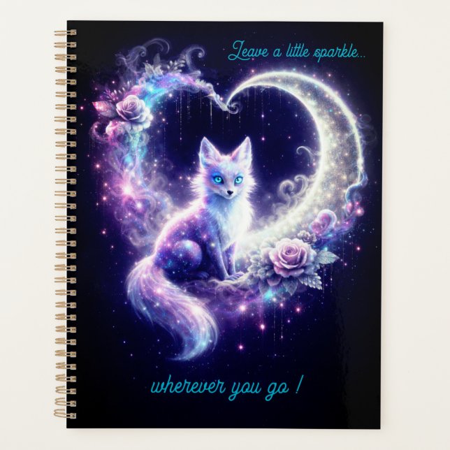 Personalized Mythical Leave a Little Sparkle Planner (Front)