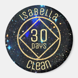 Personalized NA Narcotics Anonymous any days card Magnet