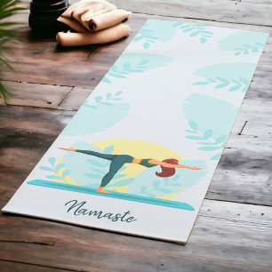 Personalized Namaste Design - Custom Fitness &  Yoga Mat