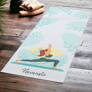 Personalized Namaste Design - Custom Fitness & Yoga Mat
