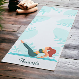 Personalized Namaste Design - Custom Fitness &  Yoga Mat