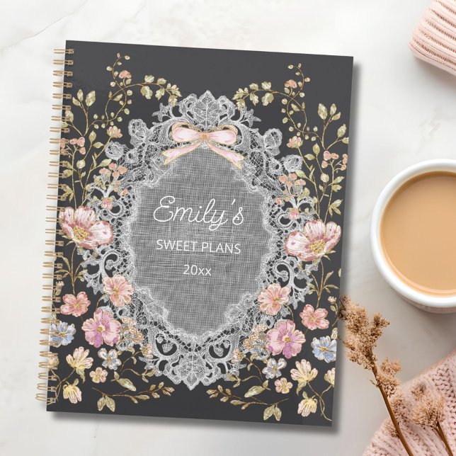 Personalized Name 2026 Weekly Monthly Floral  Planner (Creator Uploaded)