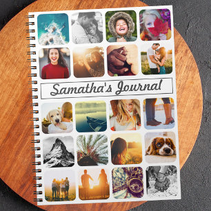 Personalized Name & 20 Photo Notebook